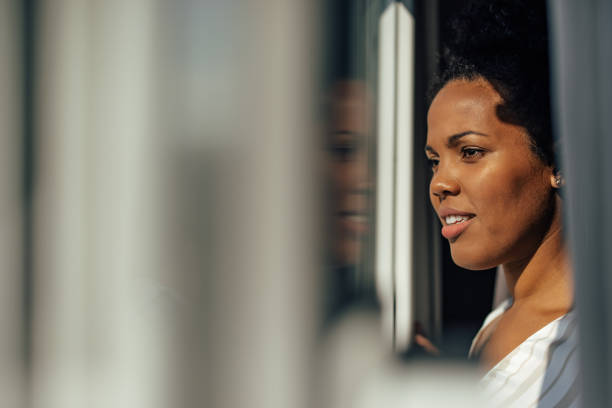 istock Adult woman, thinking about going for a walk 1349984502