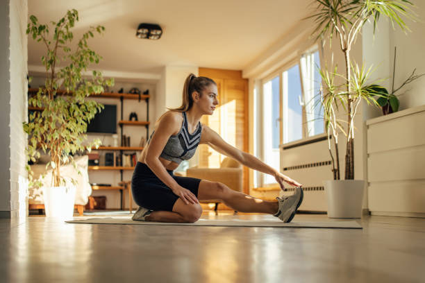 istock Thoughtful caucasian woman, thinking about sport 1349986839