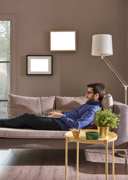 istock home modern home office and decorative living room style. 1349989950