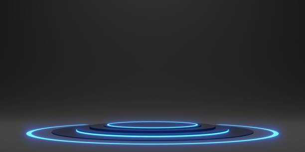 istock black display stand laser ring and neon light glow 3d illustration 1349990027