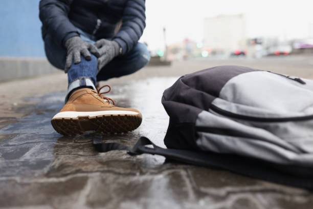 istock Bad weather condition for walking 1349990243