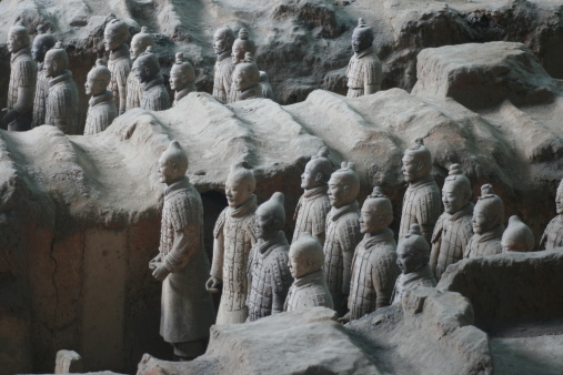 Terracotta Army Xian / Xi'an, China - group photo