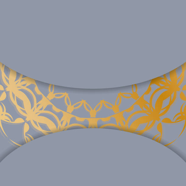 istock Greyscale card with luxury gold pattern for your design. The robber steals money. The criminal steals gold coins. Robbery and finance security concept. Flat style, vector. 1350005007