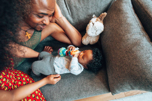 istock african father playing with the son 1350007269