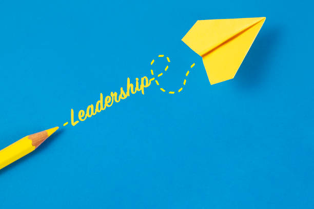 istock Leadership Concept with Paper Airplane 1350010199