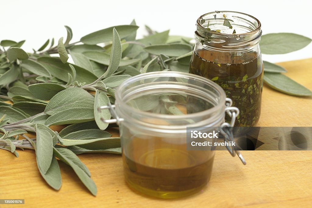 Vorbereitung medizinische Öl aus Bio-Baumwolle - Lizenzfrei Blatt - Pflanzenbestandteile Stock-Foto