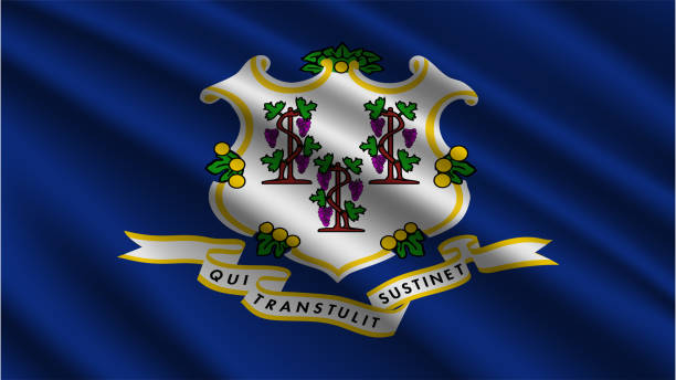 State of Connecticut - Flag Of Connecticut State - Connecticut State Flag High Detail - National flag Connecticut State wave Pattern loopable Elements - Fabric texture and endless loop - Connecticut State Loopable Flag - America state flags - Waving flag Flag Of Connecticut State - Highly detailed animation of the Connecticut State flag - Seamless loop - Highly Detailed Flag - The flag of fluttering in the wind - Highly detailed animation of the flag - Chroma Key Flag - Blue Screen - Flag Connecticut State - Fabric texture and endless loop - America state flags - State of Connecticut - Waving america state flag connecticut state capitol building stock illustrations