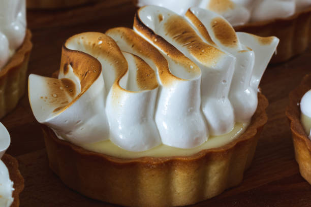 istock French dessert.  Lemon tart with merengue 1350016779