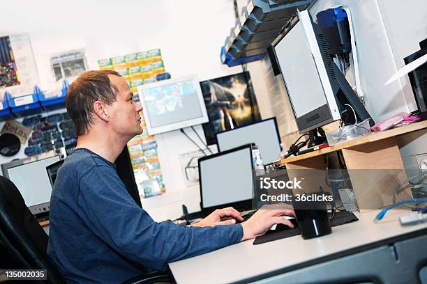 Hacker Stock Photo - Download Image Now - Activity, Adult, Adults Only