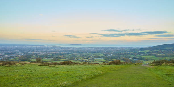 istock Dublin City Panoramic, Dublin at day, beautiful landscape. 1350022635