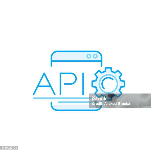 Ikon Api Ios Api Ikon Vektor Antarmuka Pemrograman Aplikasi Ilustrasi Stok - Unduh ...