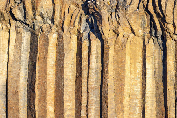 istock Basalt columns at Aldeyjarfoss waterfall, Iceland. The columns were formed some 9000 years ago from cooling magma from a volcanic event. 1350024067