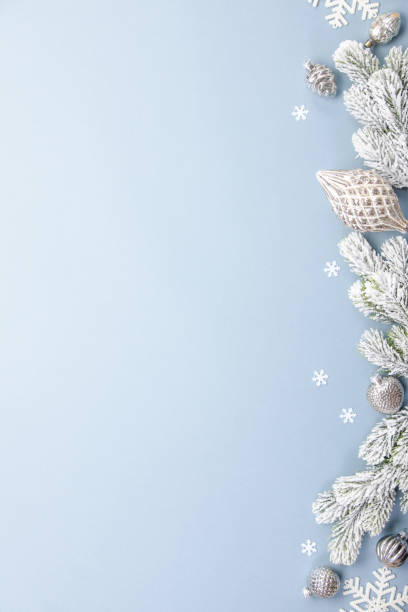 istock Noel or Christmas background with silver decor 1350025401