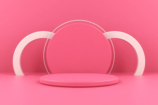 istock Colorful Backdrop with Geometric Shapes 1350030559
