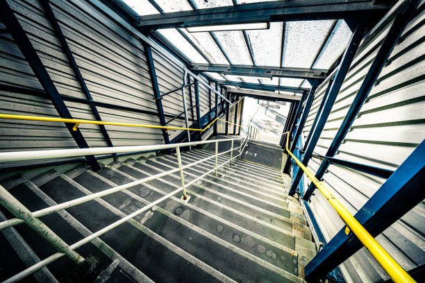 Railroad Station Stairs Tunnel