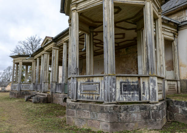 istock landscape with Burtnieki manor house 1350032256
