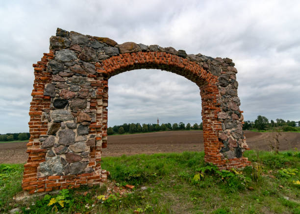 istock The stone and brick ruins 1350034598