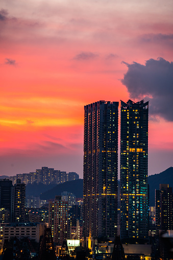 View of Kowloon City, Hong Kong