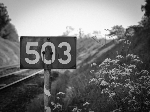 Railroad Car at Windhoek Train Station in Khomas Region, Namibia. This is a privately owned artefact.