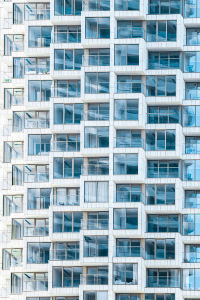 istock Exterior view of modern apartments 1350039025