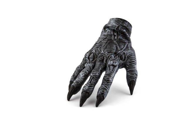 istock Creepy walking hand isolated on white background with clipping path 1350041850