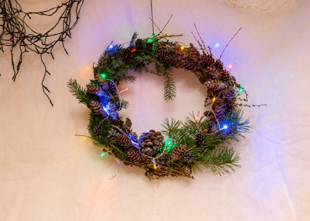 istock Christmas decor made by your own hands 1350046508