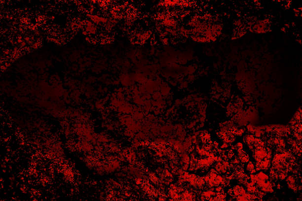istock Red and black dark abstract background or texture 1350047133