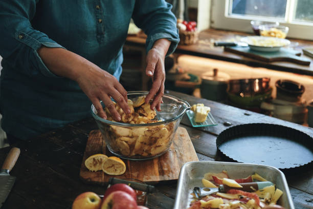 istock Preparing Apple Pie in Domestic Kitchen 1350051936