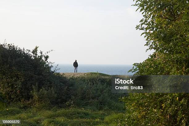 Foto de Contemplação A Pointe Duhoc e mais fotos de stock de Adulto - Adulto, Cena Rural, Cinza - Descrição de Cor