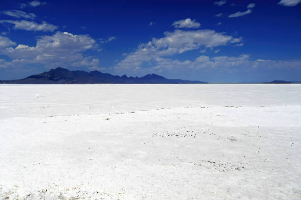 il deserto del grande lago salato nello utah - entrance usa utah salt lake city foto e immagini stock