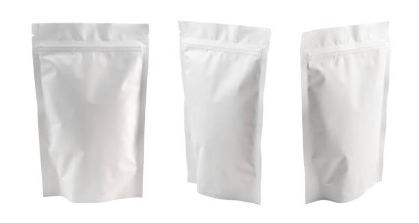 istock Stand-up pouches on a white background. 1350065577