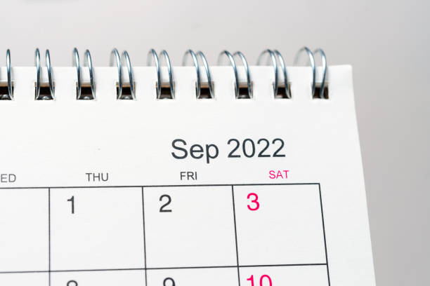 istock September 2022 on desk calendar close up 1350070893