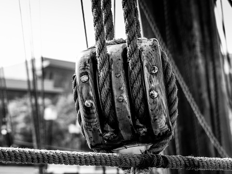 Nautical details of the Baltimore Harbor - Maryland - USA