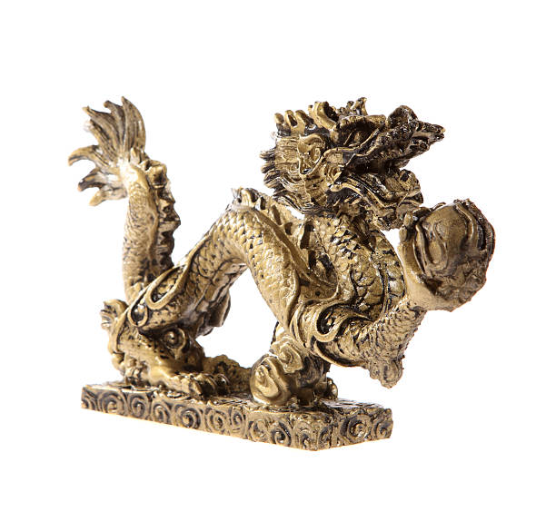 istock Figurine of a dragon 135008346