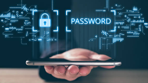istock The concept of a password and security in smartphone services 1350106184