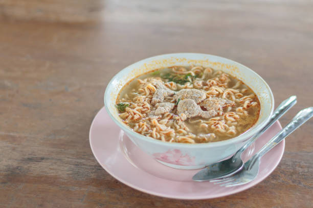 istock pork in a bowl of noodles 1350129894