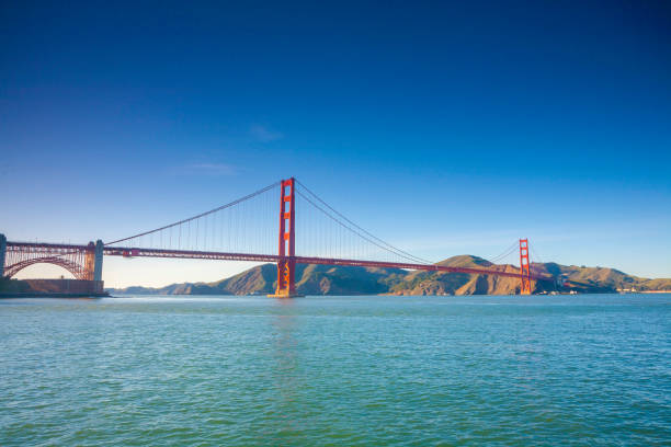 istock San Francisco Golden Gate Bridge Afternoon Clear blue Sky 1350132157