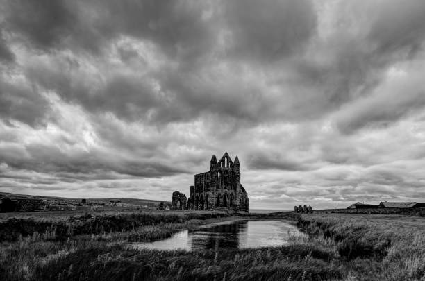 istock Whitby Abbey Church Ruins Cloudy Day 1350133311