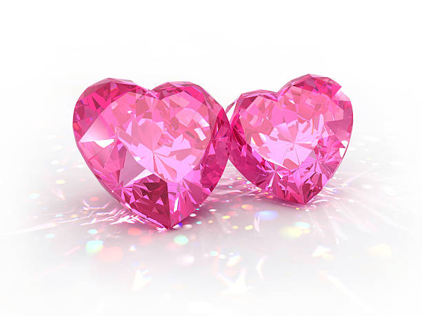 diamond jewel hearts Valentines Day
