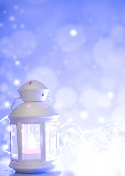 istock Christmas lights and a copy space 1350136958