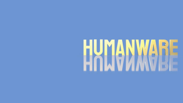 istock The humanware  word on blue background for business or technology concept 3d rendering 1350137073