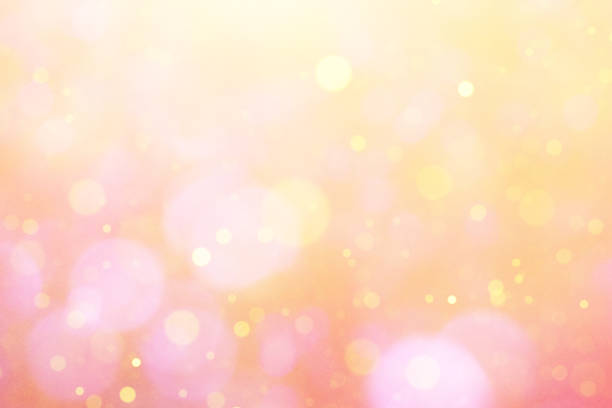Defocused background with light spots stock photo