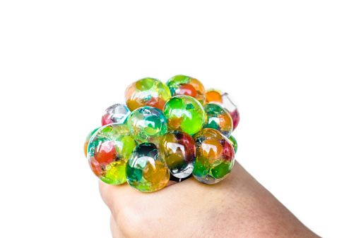 colorful felt balls