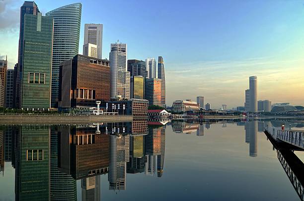 istock Singapore Central Business District Skyline 135015896