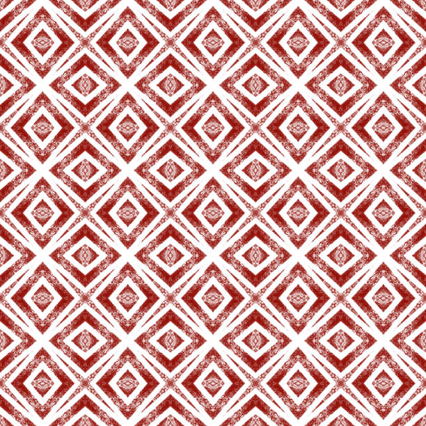 illustrazioni stock, clip art, cartoni animati e icone di tendenza di motivo a strisce strutturate. vino rosso simmetrico - illustration and painting kaleidoscope seamless pattern