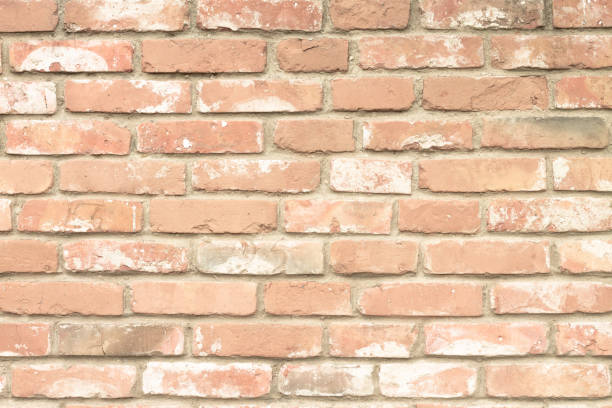 istock Grunge red brick wall background horizontal. Old brick wall or fence. 1350172565