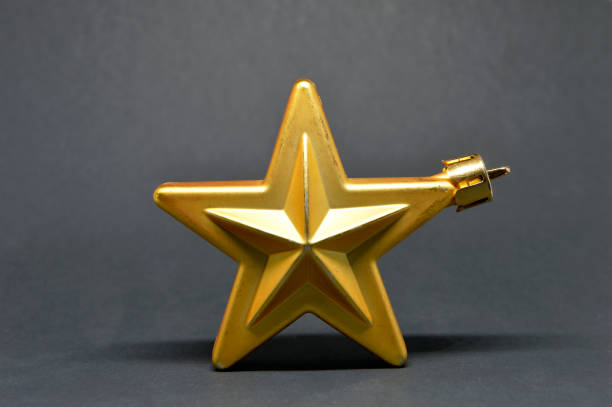 istock Golden Christmas Star 1350178153