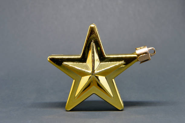 istock Golden Christmas Star 1350178165