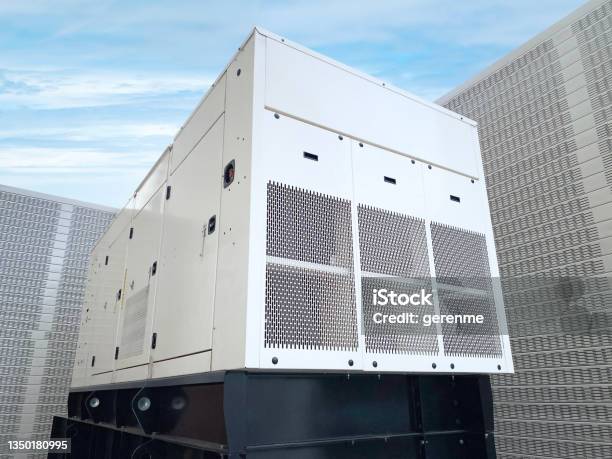 Standby Generator Stock Photo - Download Image Now - Generator, Business, Electricity
