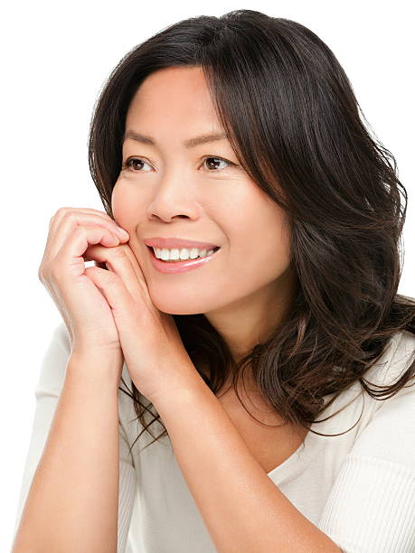 istock Mature middle aged Asian woman 135018240